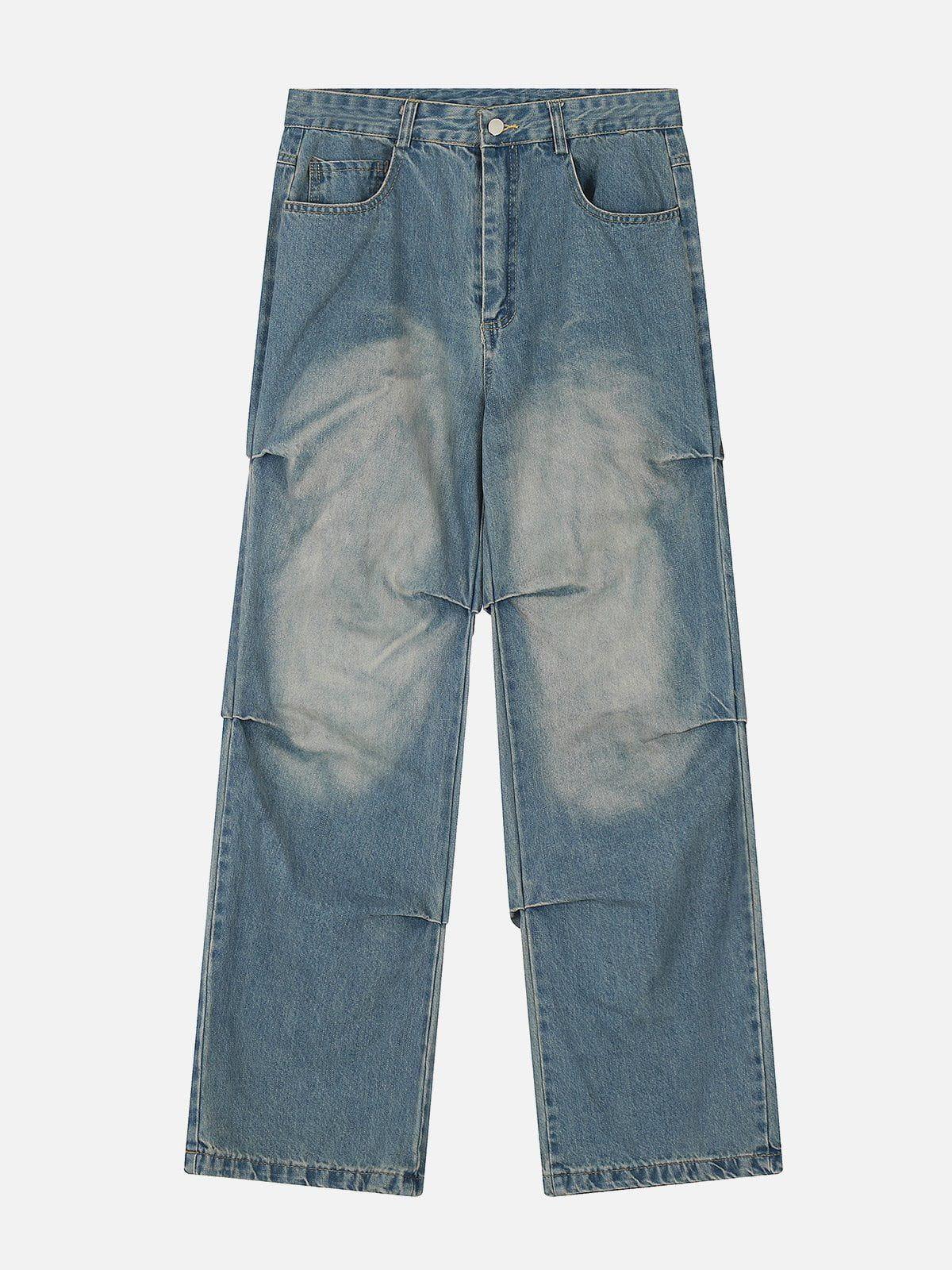 Concert Outfit Multiple Wrinkle Jeans