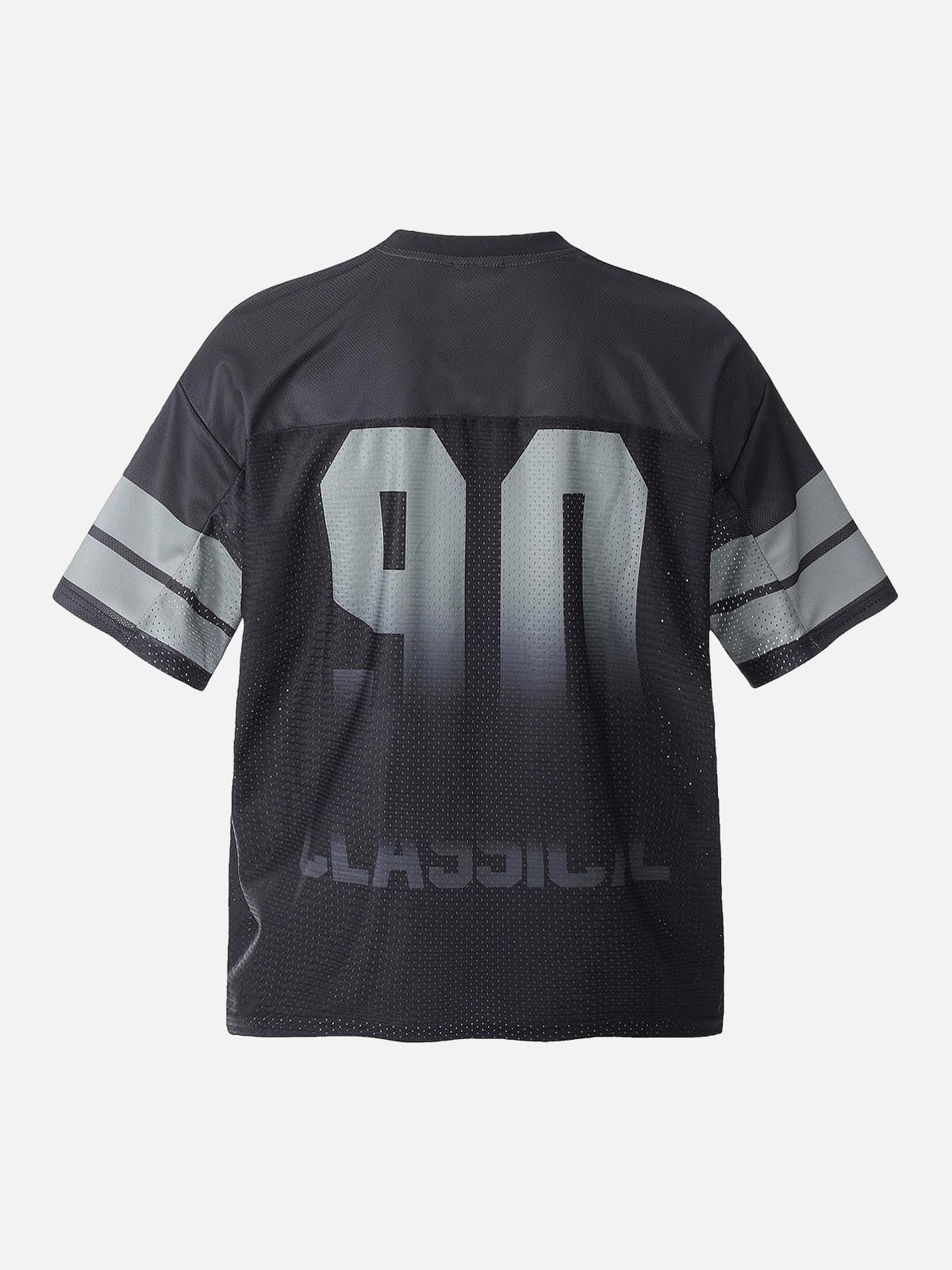 Concert Outfit Number '90' Sports Jersey Print T-Shirt