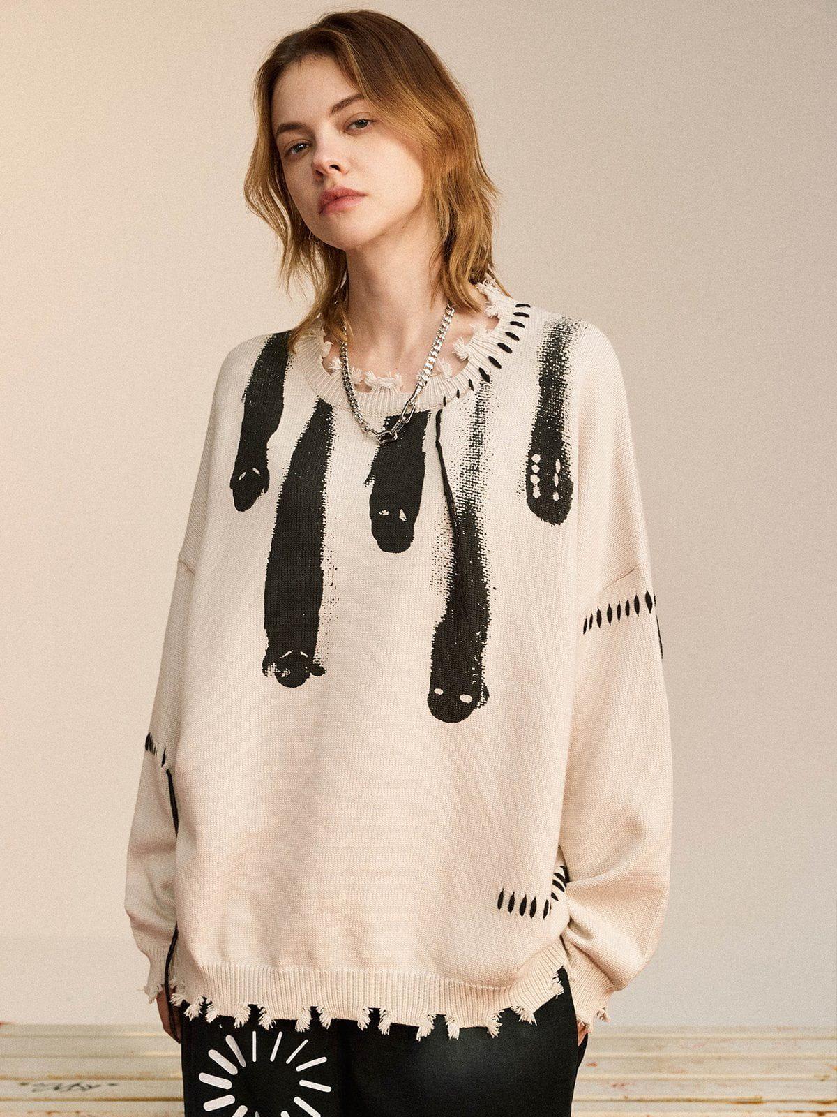 Concert Outfit Out Of Body' Knit Sweater