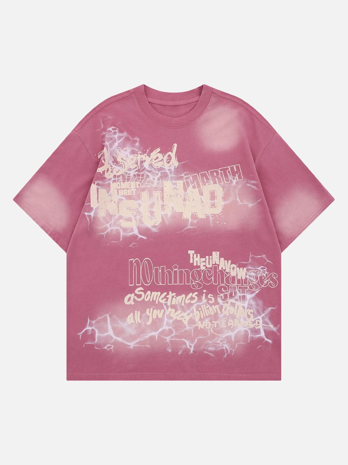 Concert Outfit Oversized Letter Graphic T-Shirt
