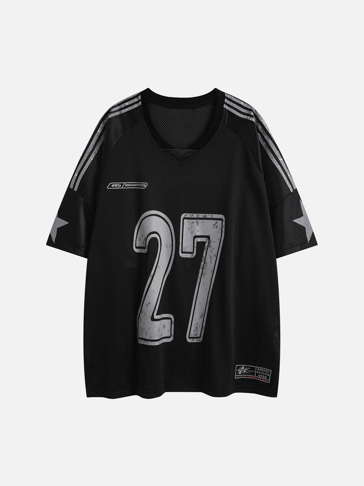 Concert Outfit Oversized NO. 27 Sports Jersey T-Shirt