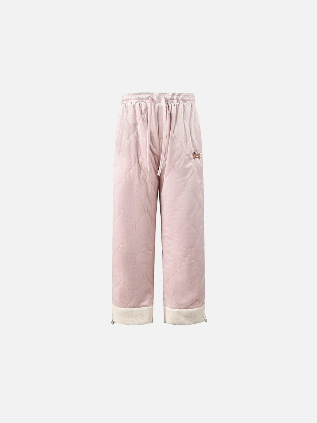 Concert Outfit Paneled Padded Sweatpants