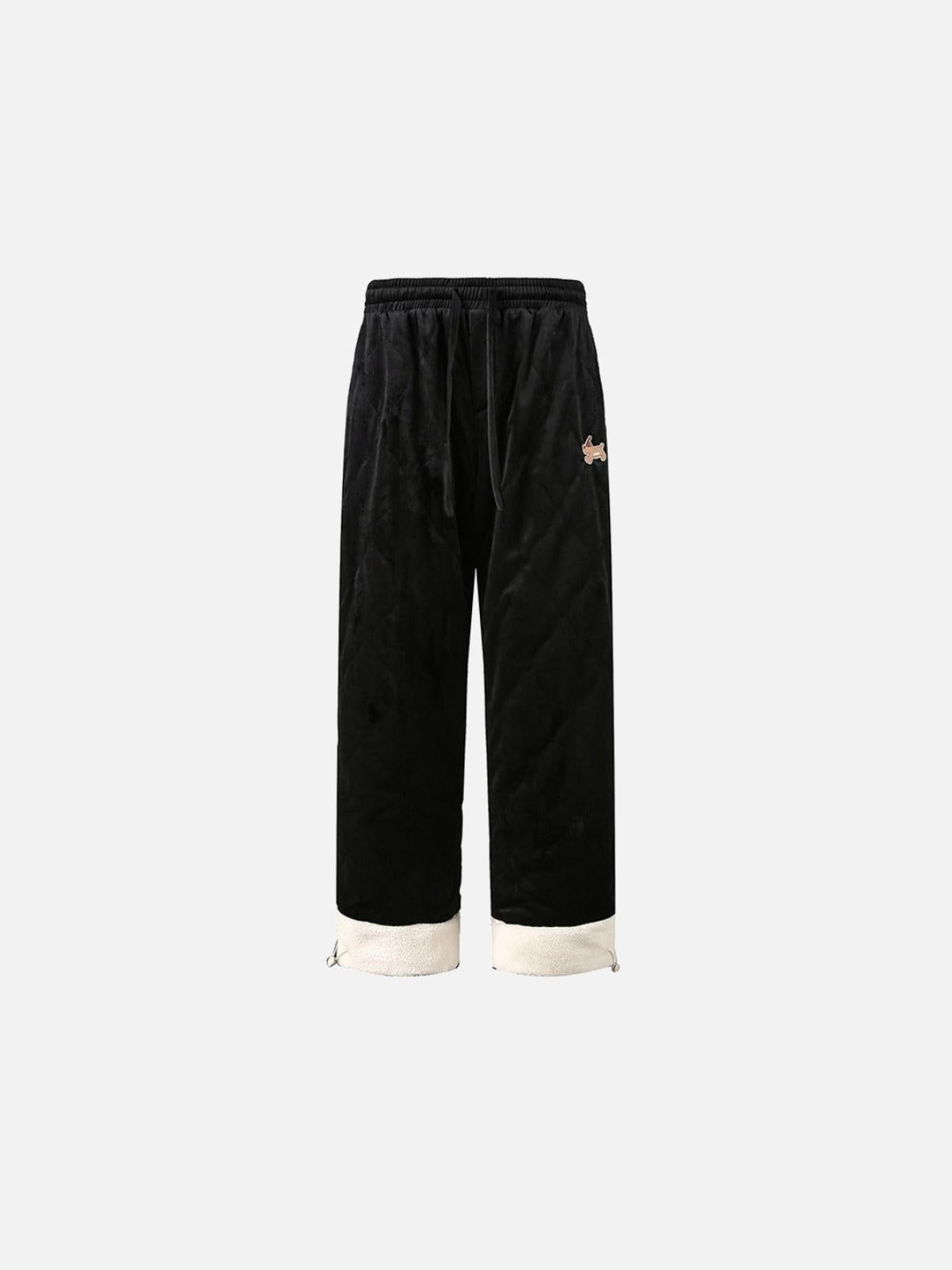 Concert Outfit Paneled Padded Sweatpants