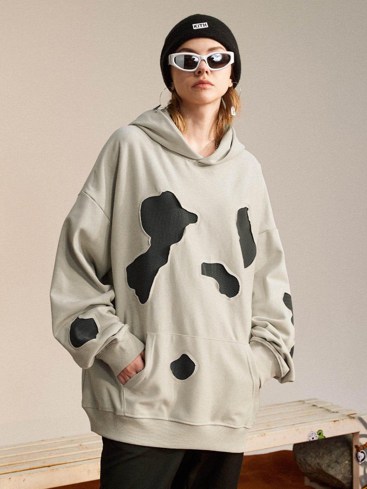 Concert Outfit Patchwork Hoodie