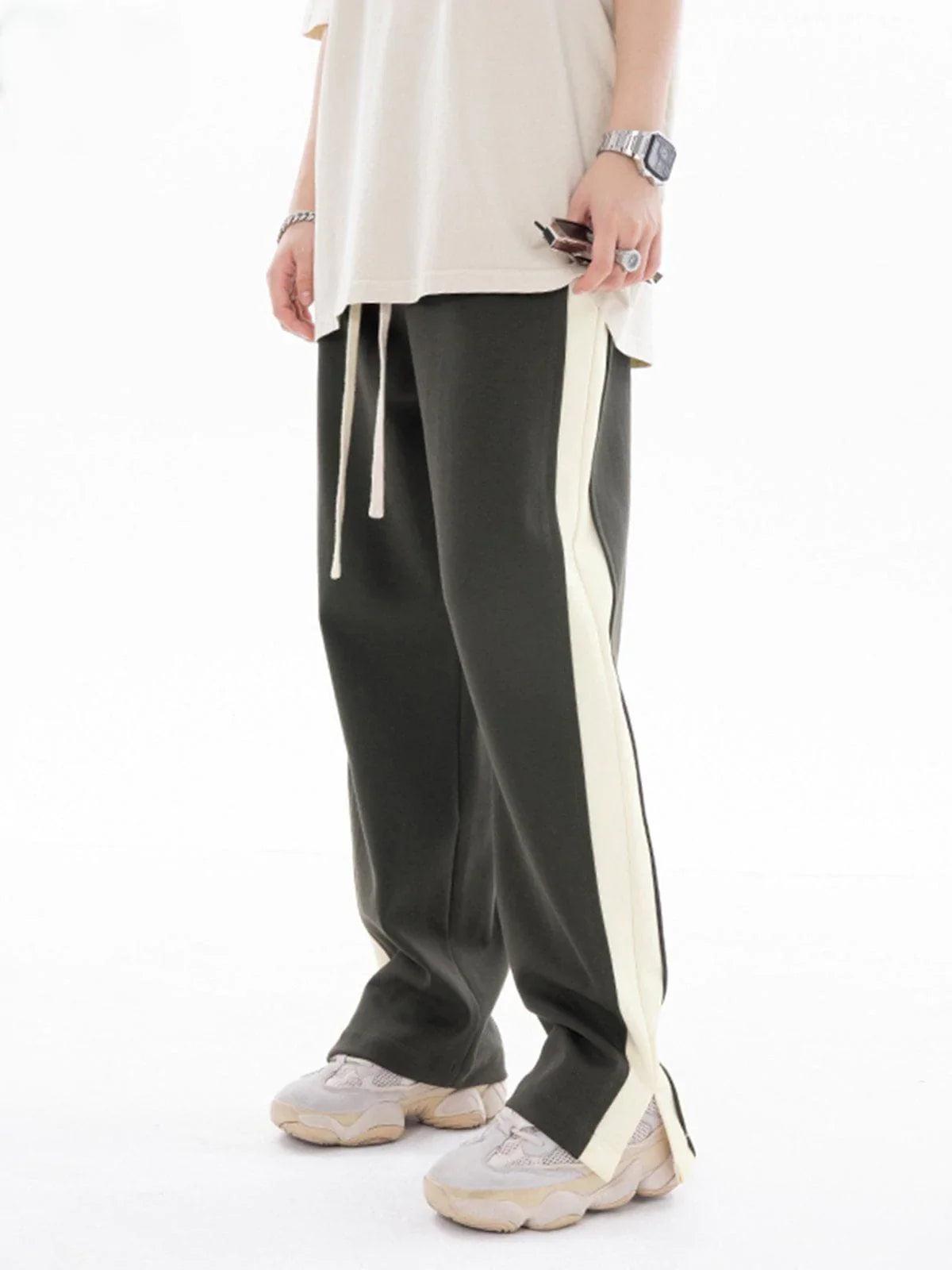 Concert Outfit Patchwork Split Pants