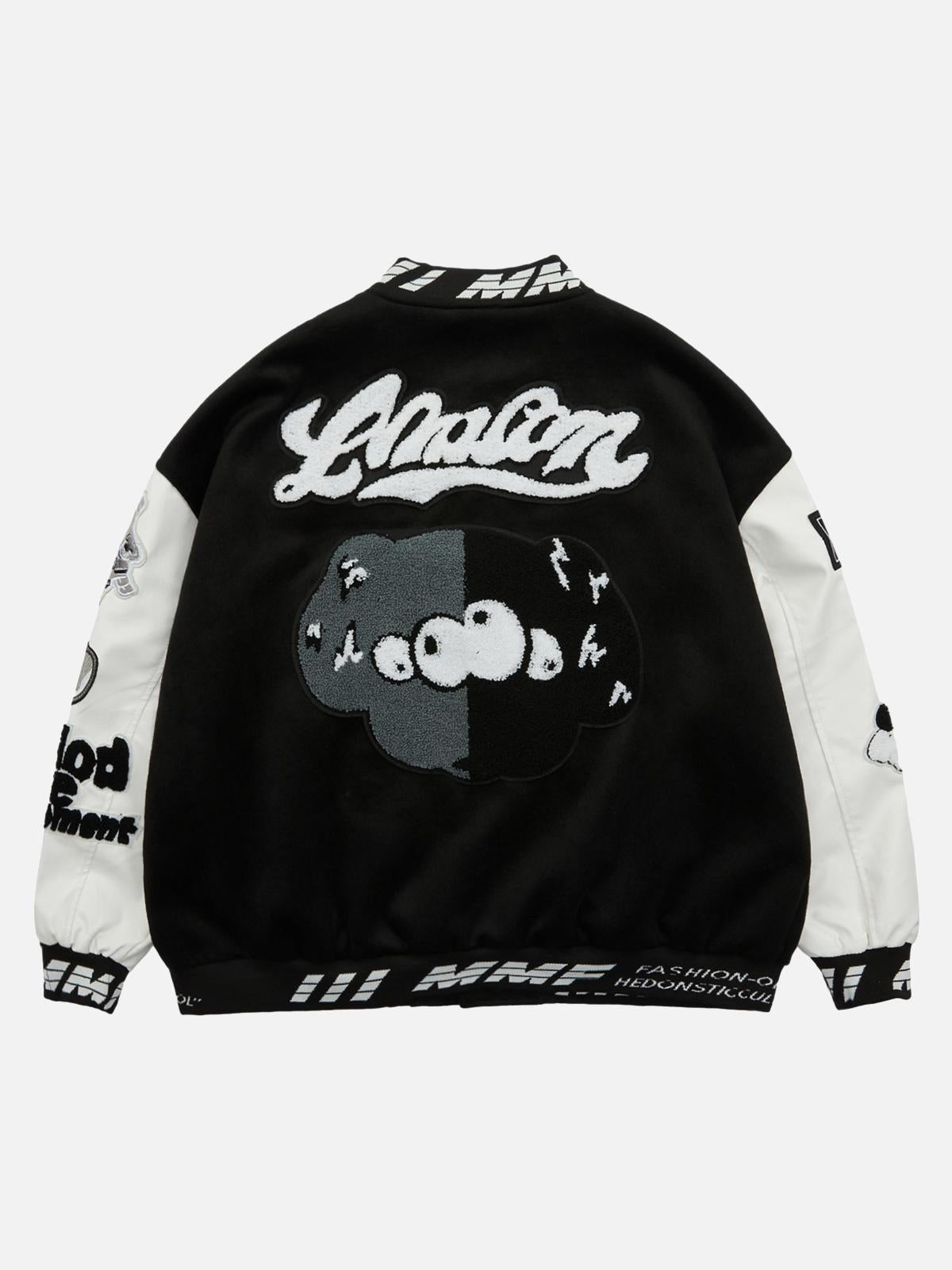 Concert Outfit Pink Terry Patch Embroidered Hip Hop Baseball Jersey