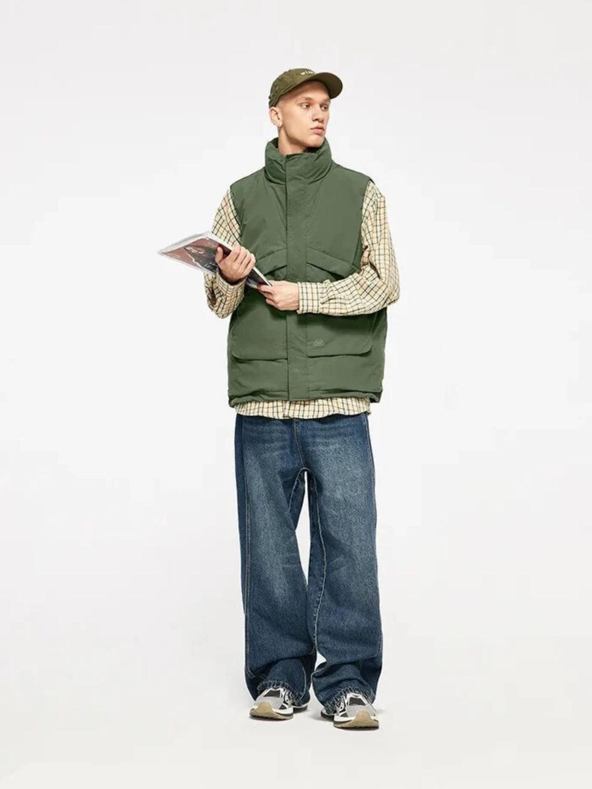 Concert Outfit Plain Windproof Vest