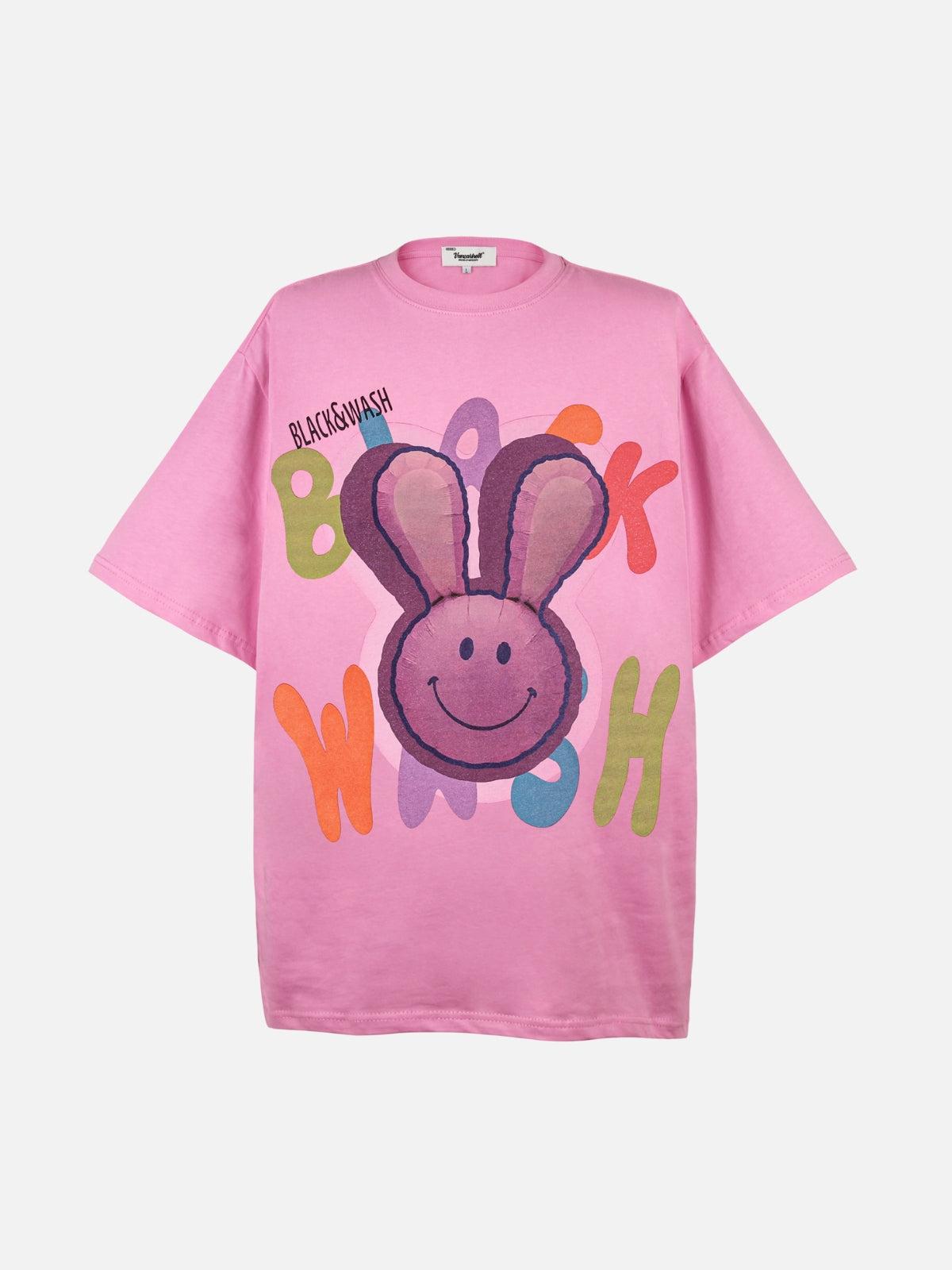 Concert Outfit Playful Bunny Pop Art Tee