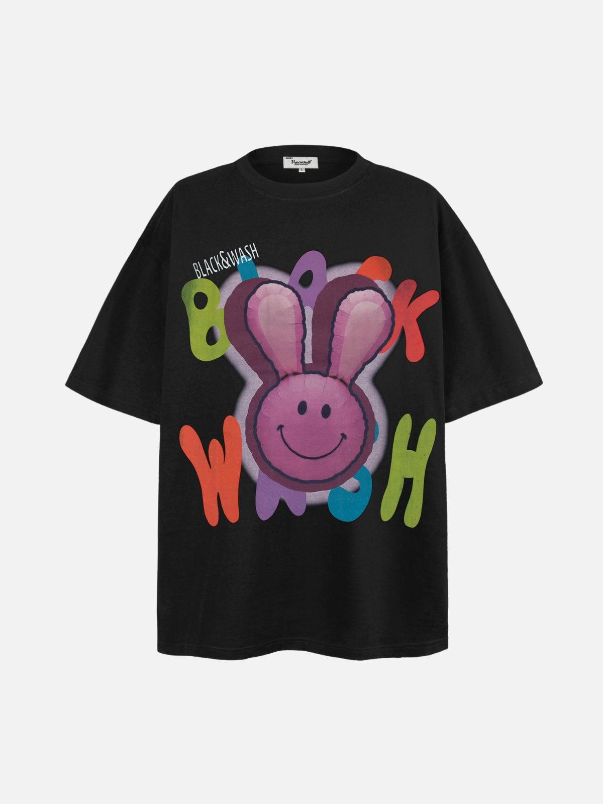 Concert Outfit Playful Bunny Pop Art Tee