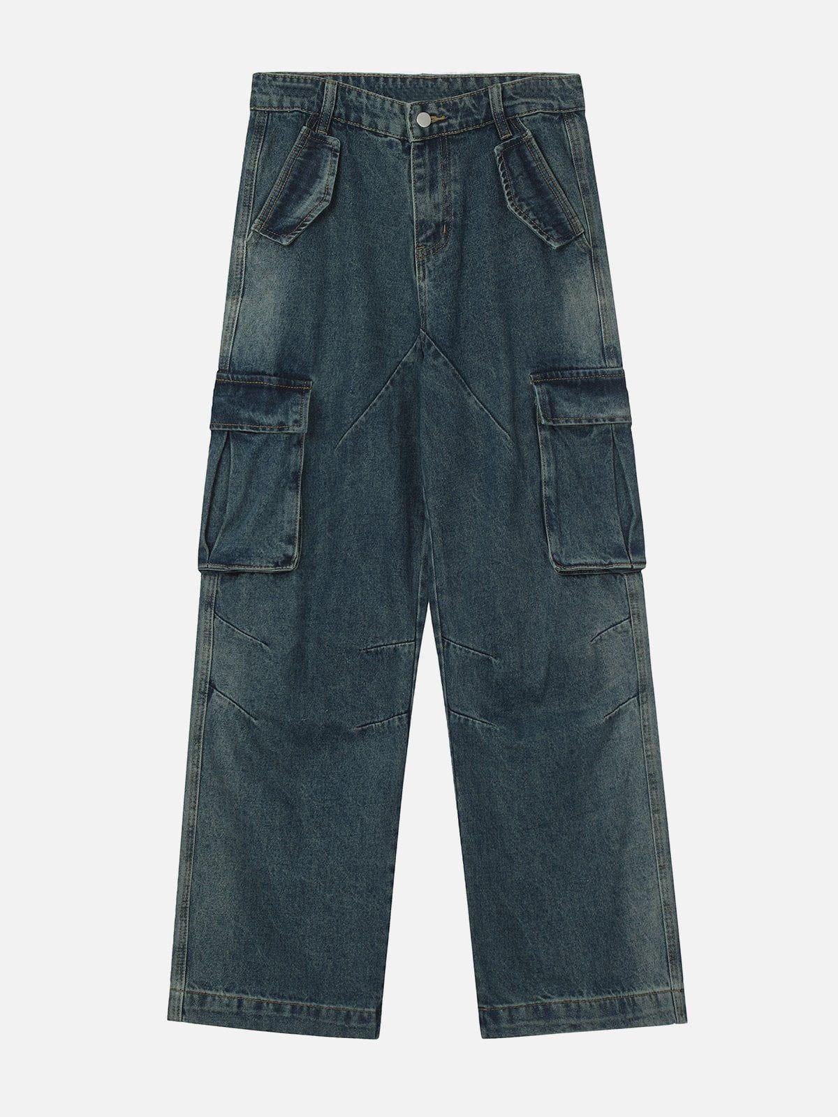 Concert Outfit Pleated Pockets Jeans