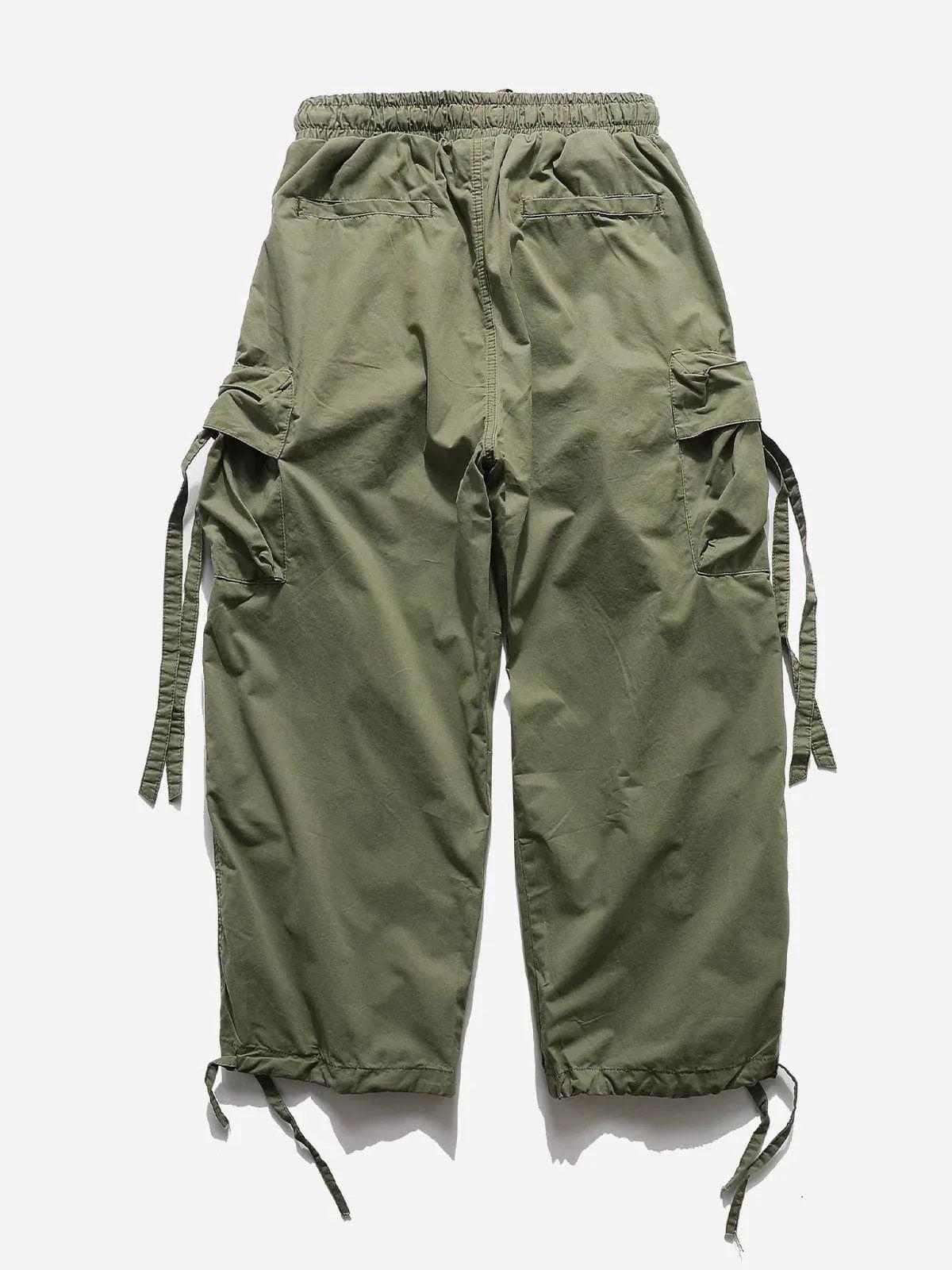 Concert Outfit Pockets with Flap Pants