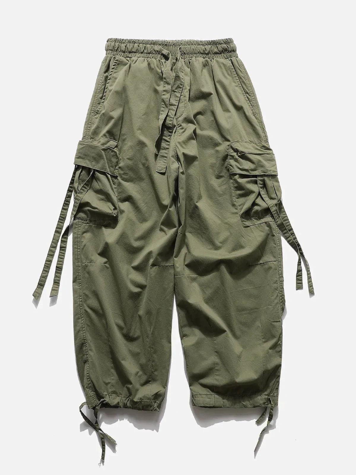 Concert Outfit Pockets with Flap Pants