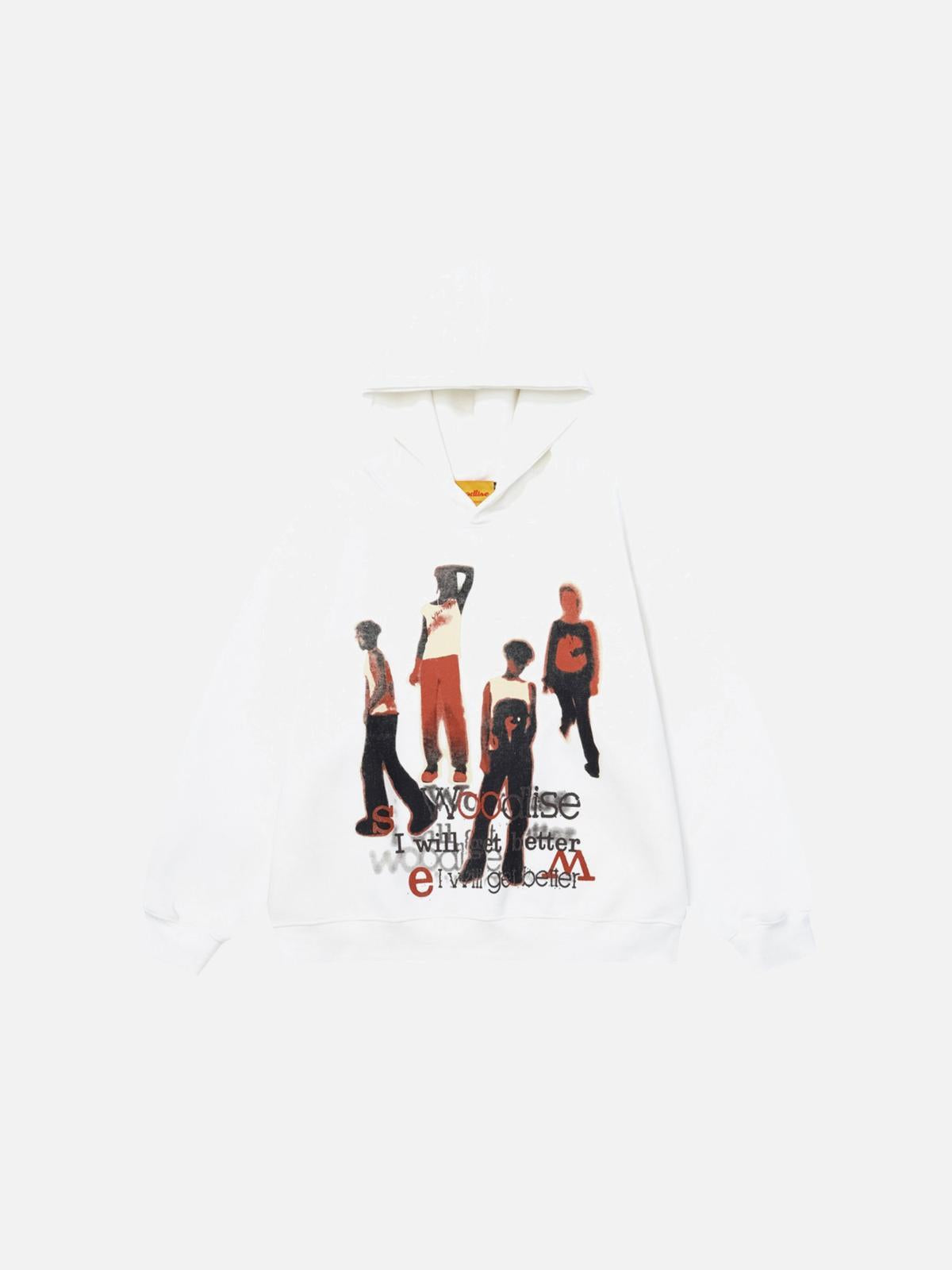 Concert Outfit Portrait Print Hoodie