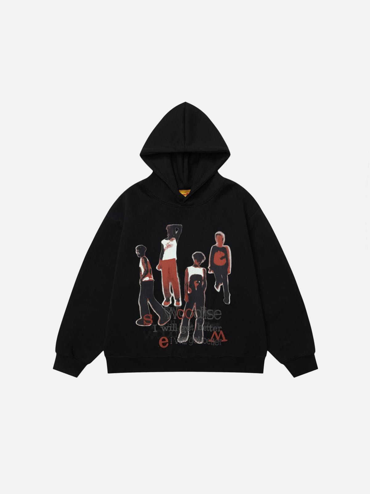 Concert Outfit Portrait Print Hoodie