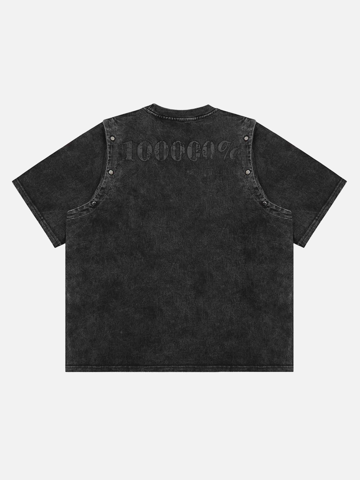 Concert Outfit Punk Personality Alphabet T-Shirt