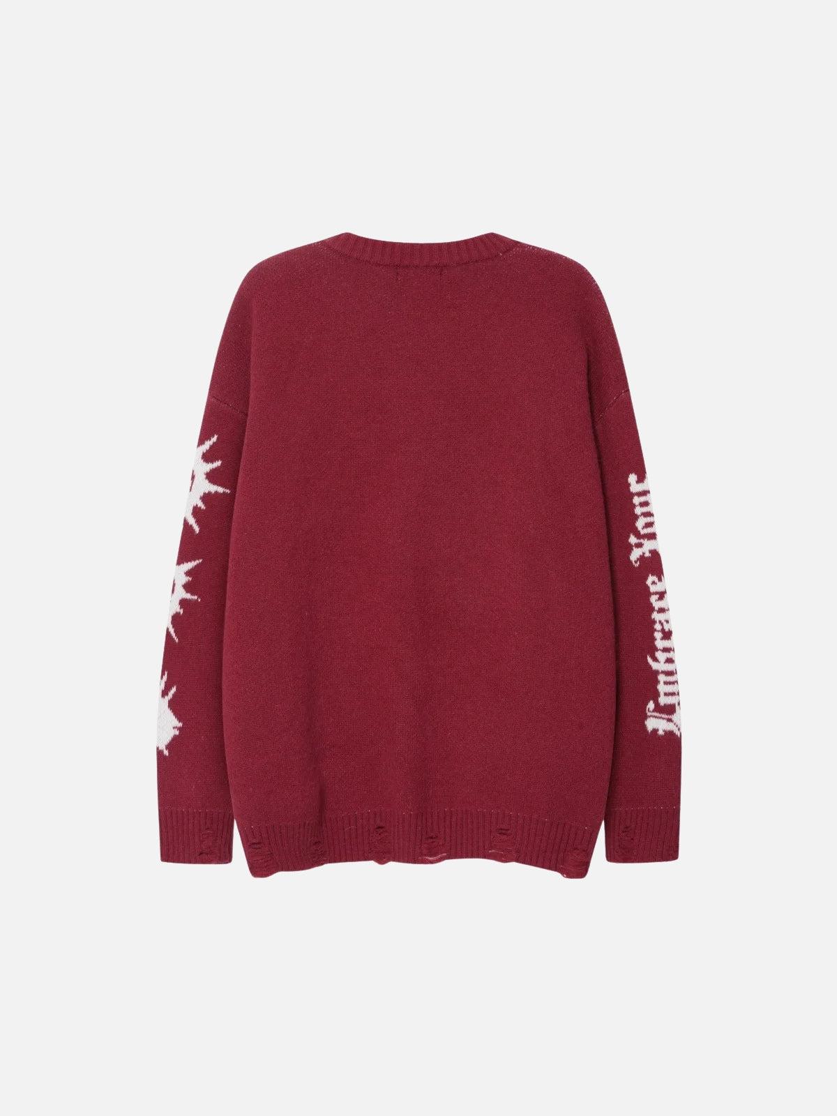 Concert Outfit Puppy Knit Sweater