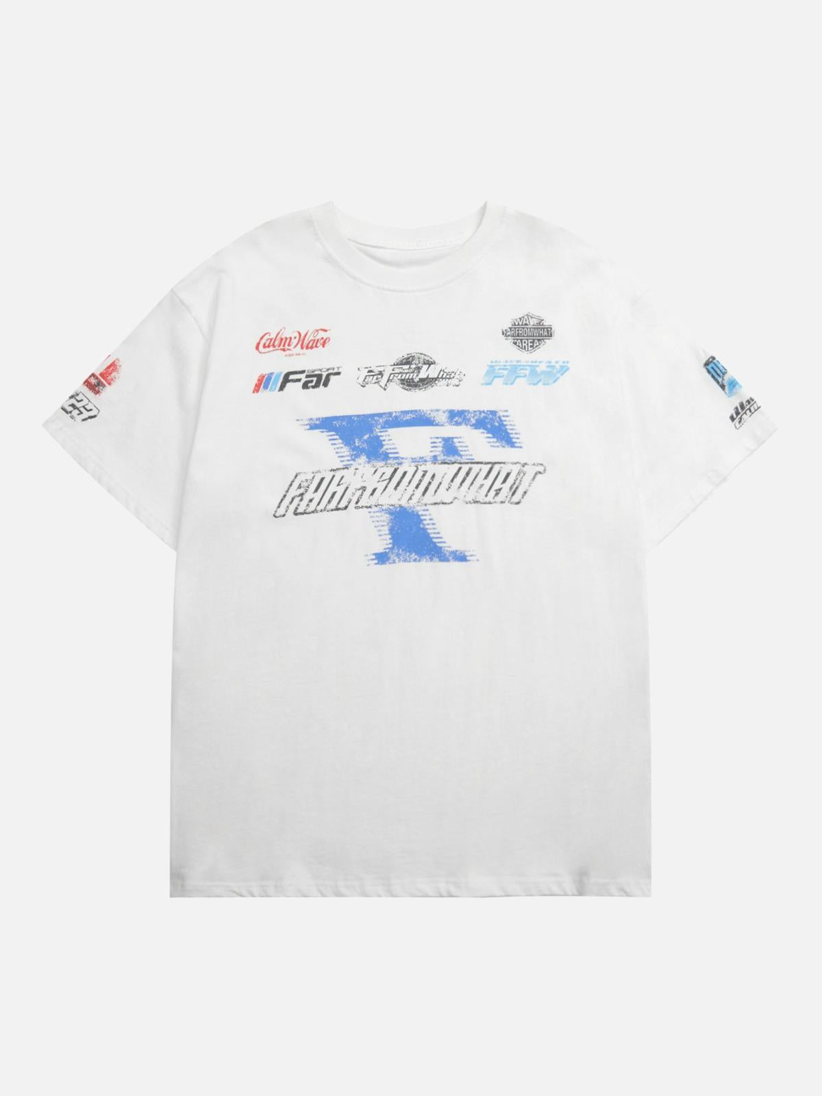 Concert Outfit Racing Afterimage Lettering T-Shirt
