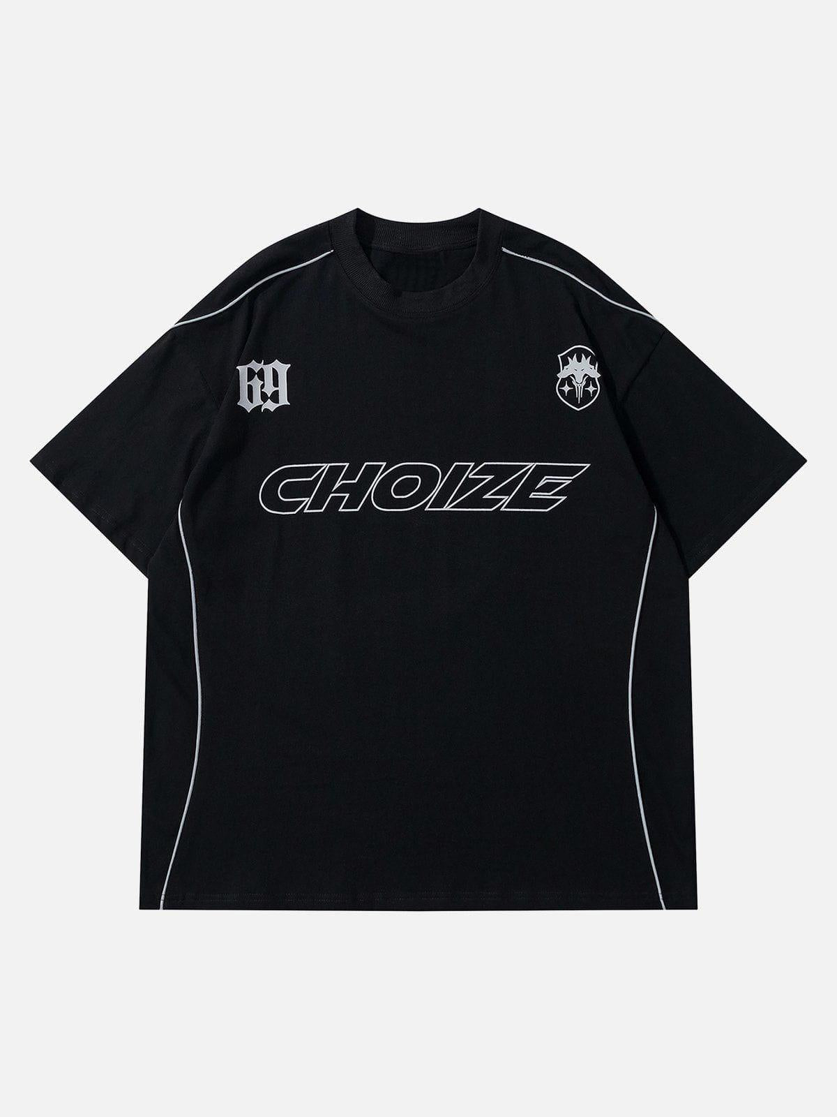 Concert Outfit Racing Elements Stripe Tee