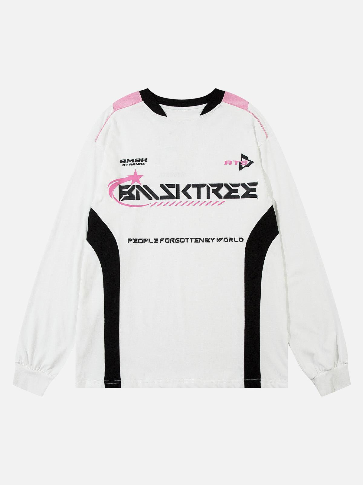 Concert Outfit Racing Oversized Long Sleeve T-Shirt