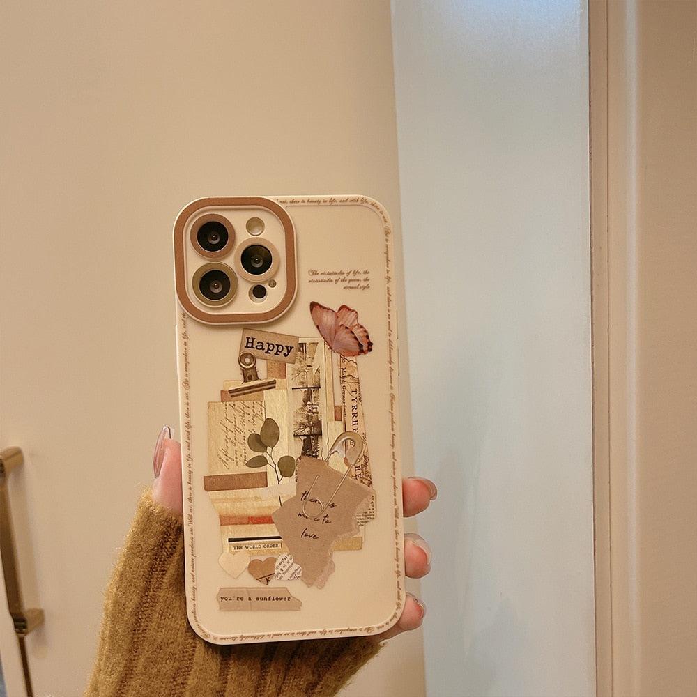 Concert Outfit Retro Butterfly Mobile Phone Case For iPhone