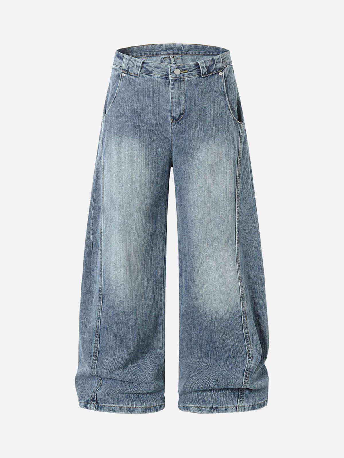 Concert Outfit Retro Cleanfit Washed Baggy Jeans