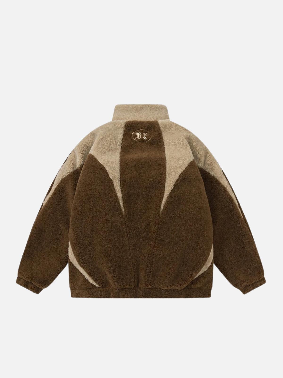 Concert Outfit Retro Furry Fleece Jacket