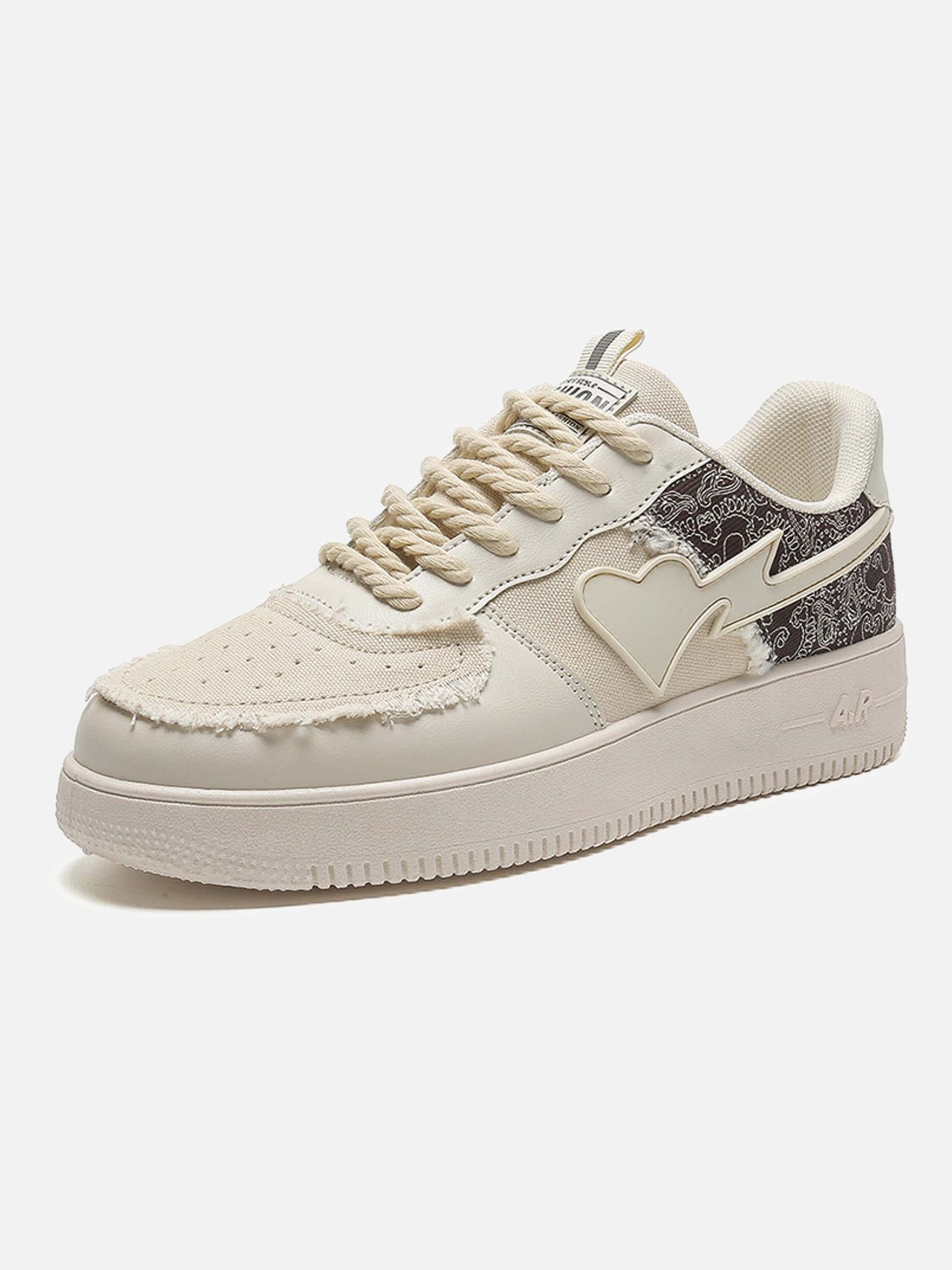 Concert Outfit Retro High Street Men's Low Top Skate Casual Shoes