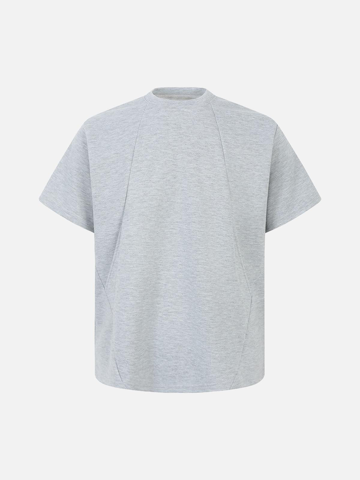 Concert Outfit Retro Loose-Leaf Flyer Cleanfit Structure T-Shirt