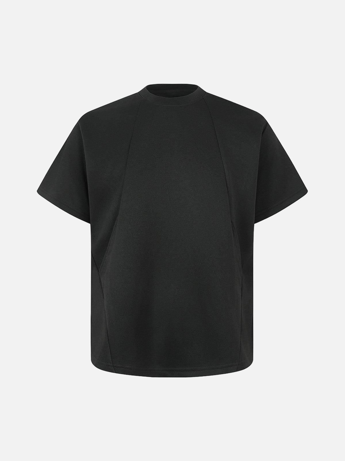 Concert Outfit Retro Loose-Leaf Flyer Cleanfit Structure T-Shirt