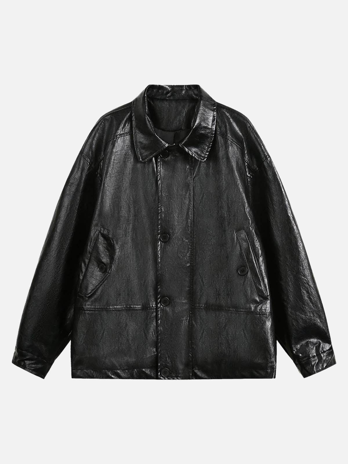 Concert Outfit Retro Motorcycle PU Leather Jacket