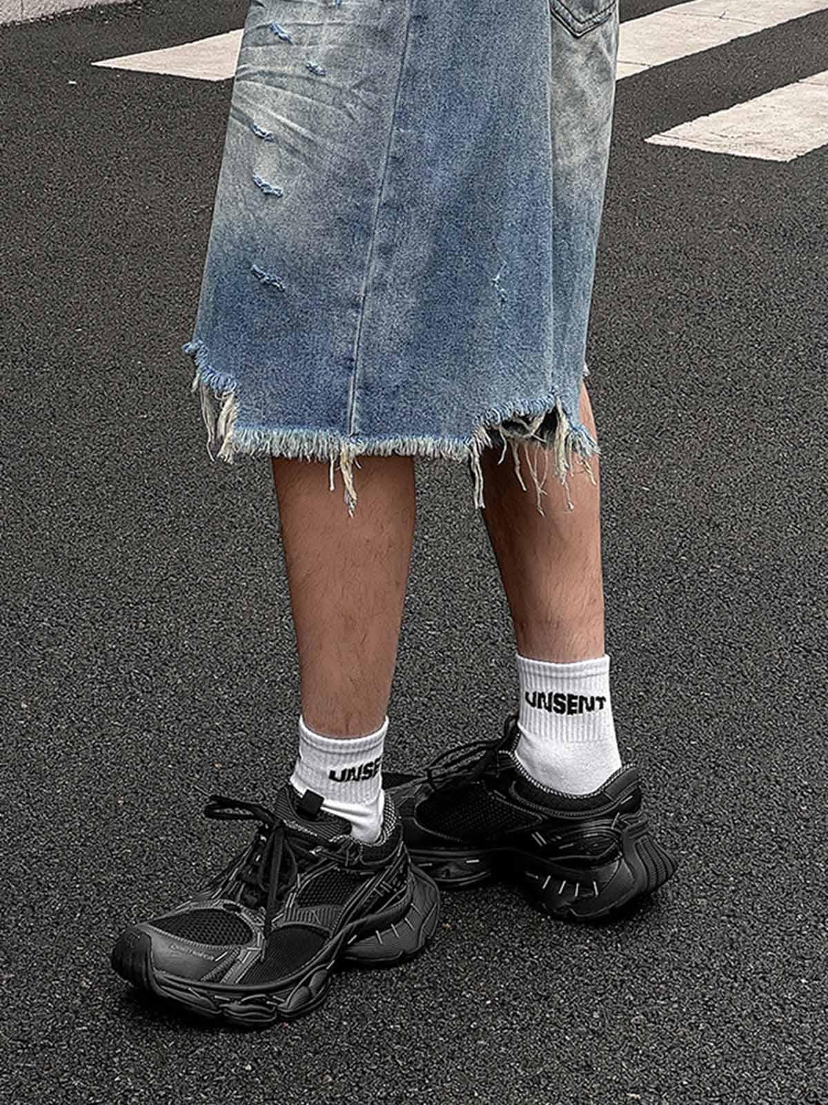 Concert Outfit Retro Stapler Chunky Sneakers