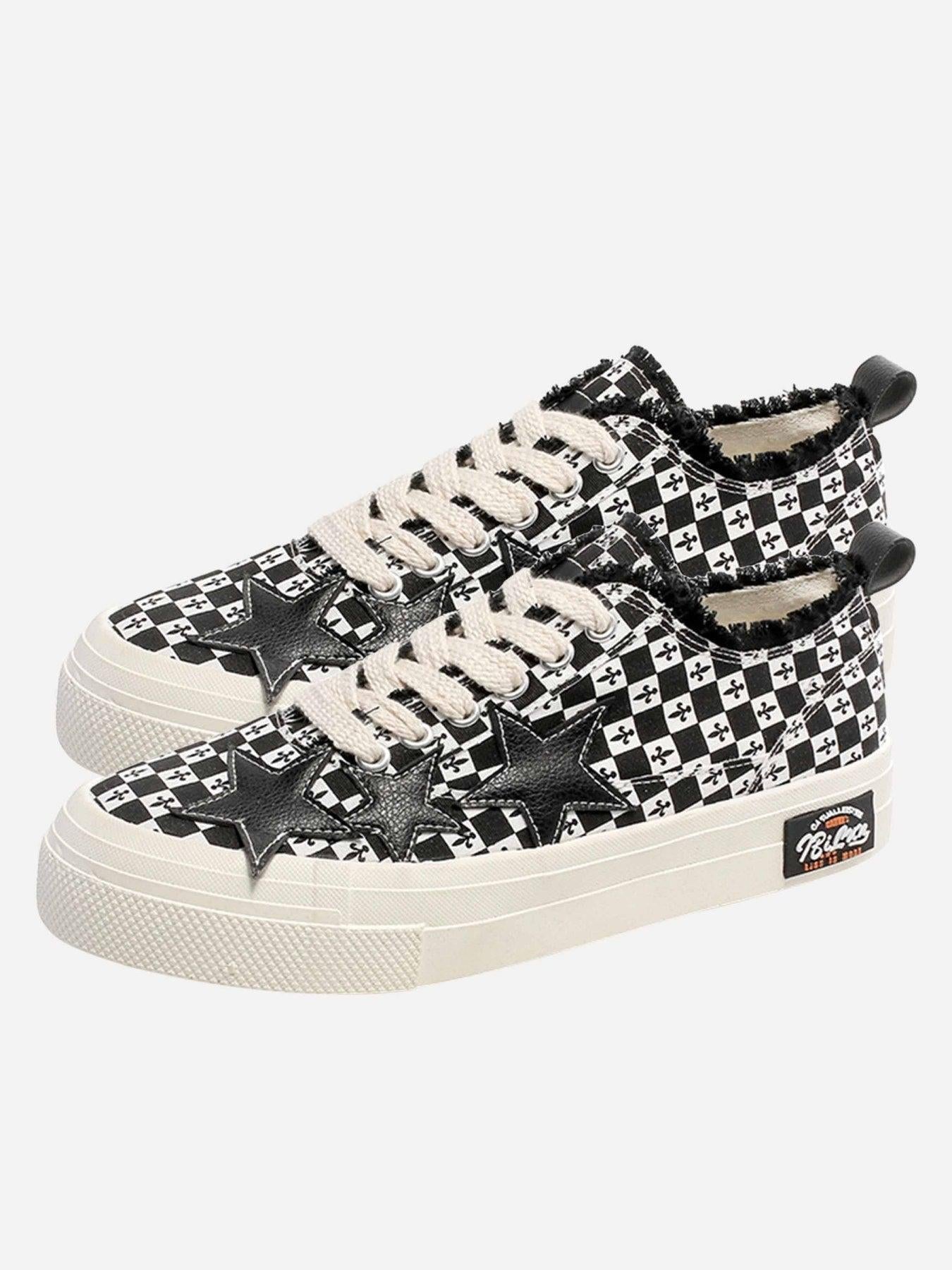 Concert Outfit Retro Star Canvas Shoes