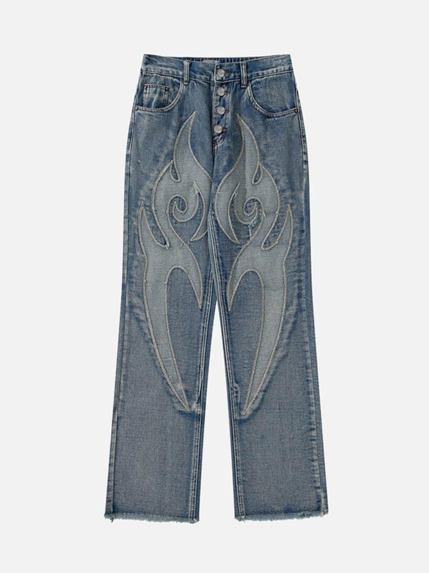 Concert Outfit Retro Straight Casual Jeans