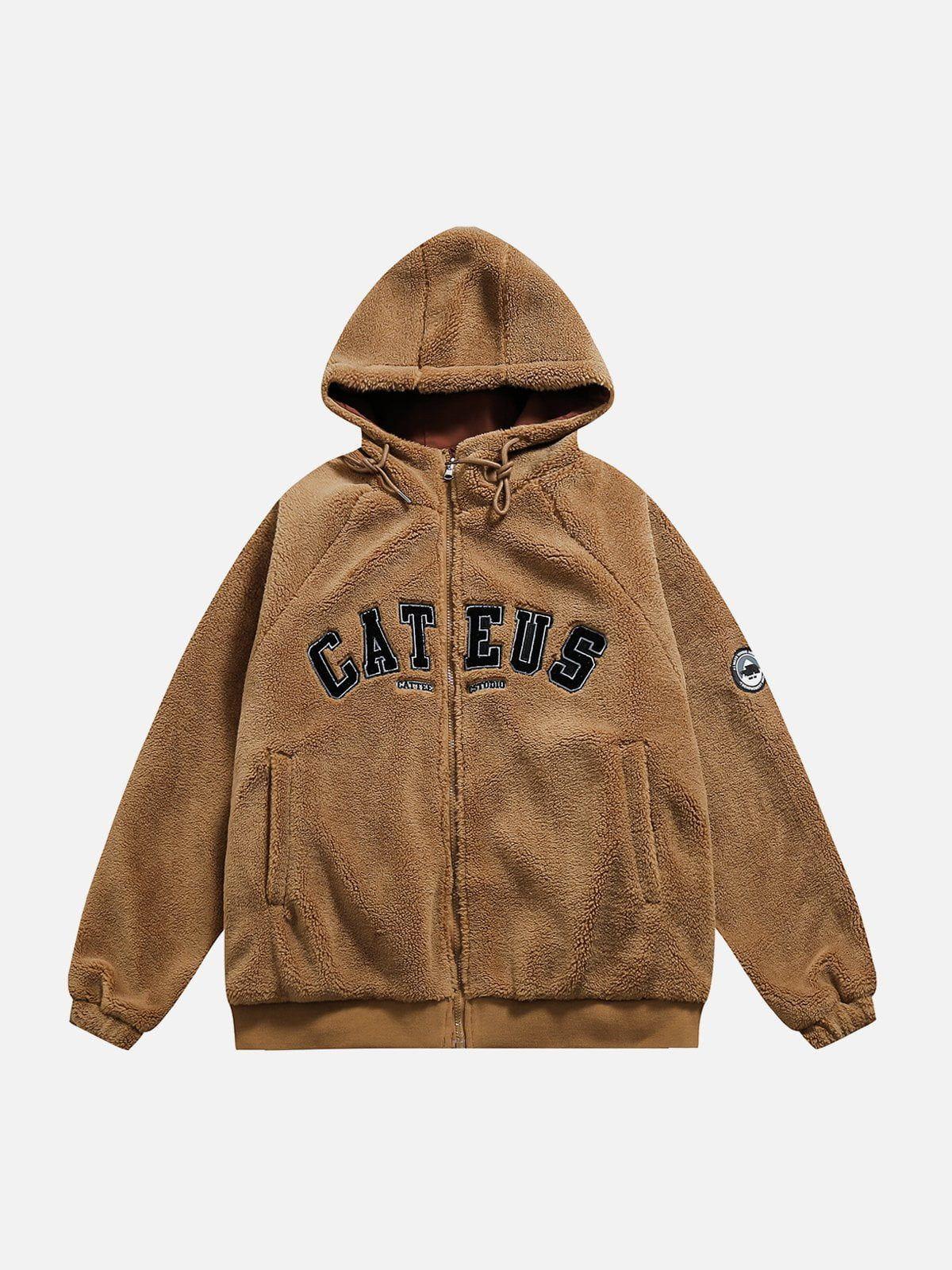 Concert Outfit Reversible Sherpa hoodie