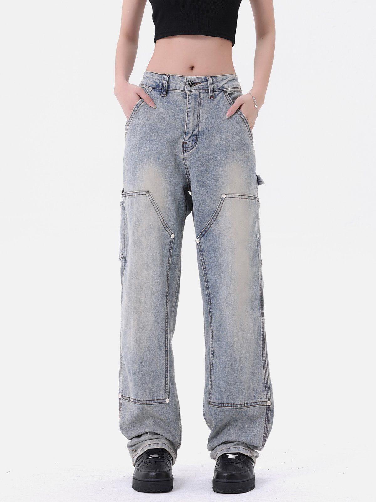 Concert Outfit Rivet Pocket Jeans