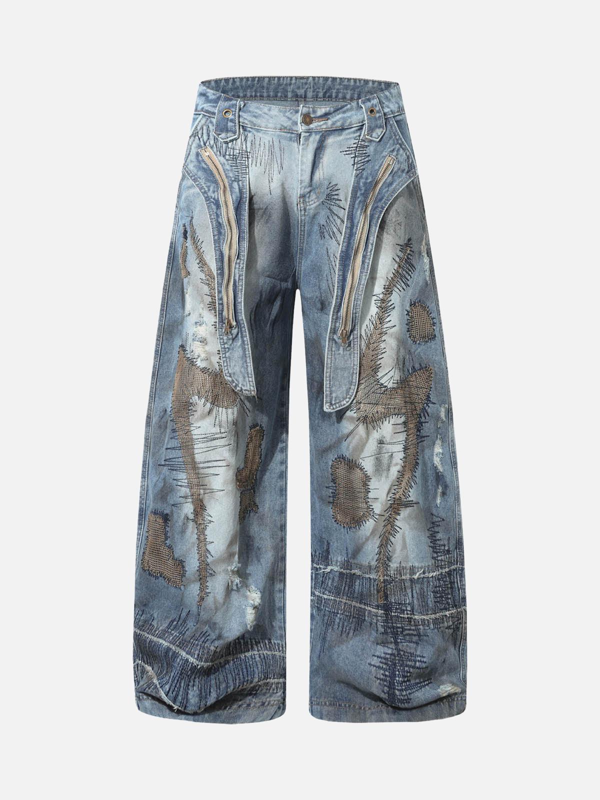 Concert Outfit RO Style Washed Barrel Jeans