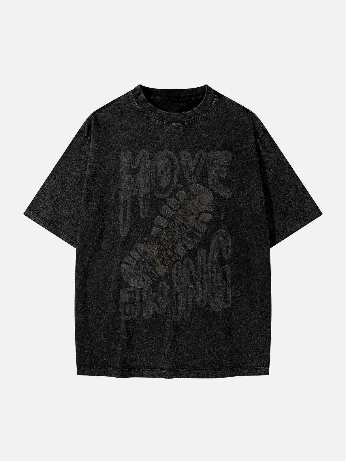 Concert Outfit Shoe Print Tee