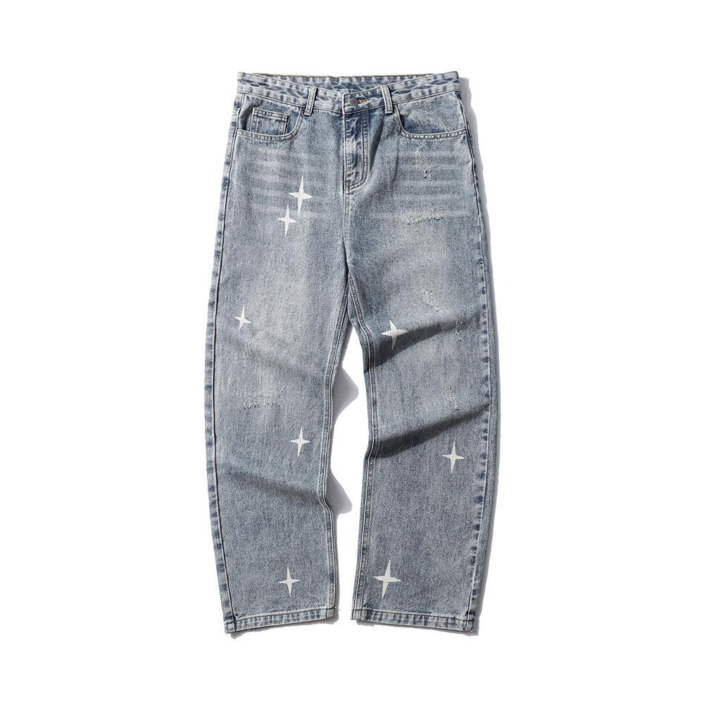 Concert Outfit Shredded Raw Jeans