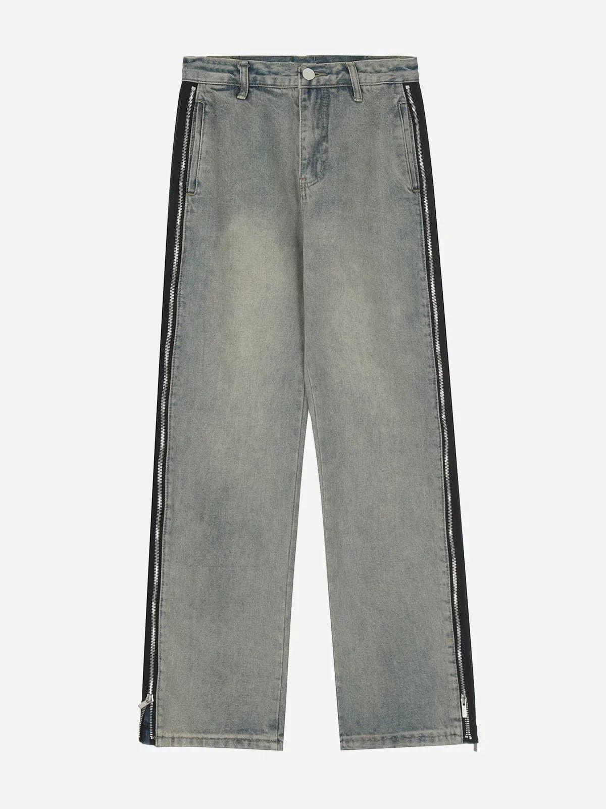 Concert Outfit Side ZIP UP Jeans