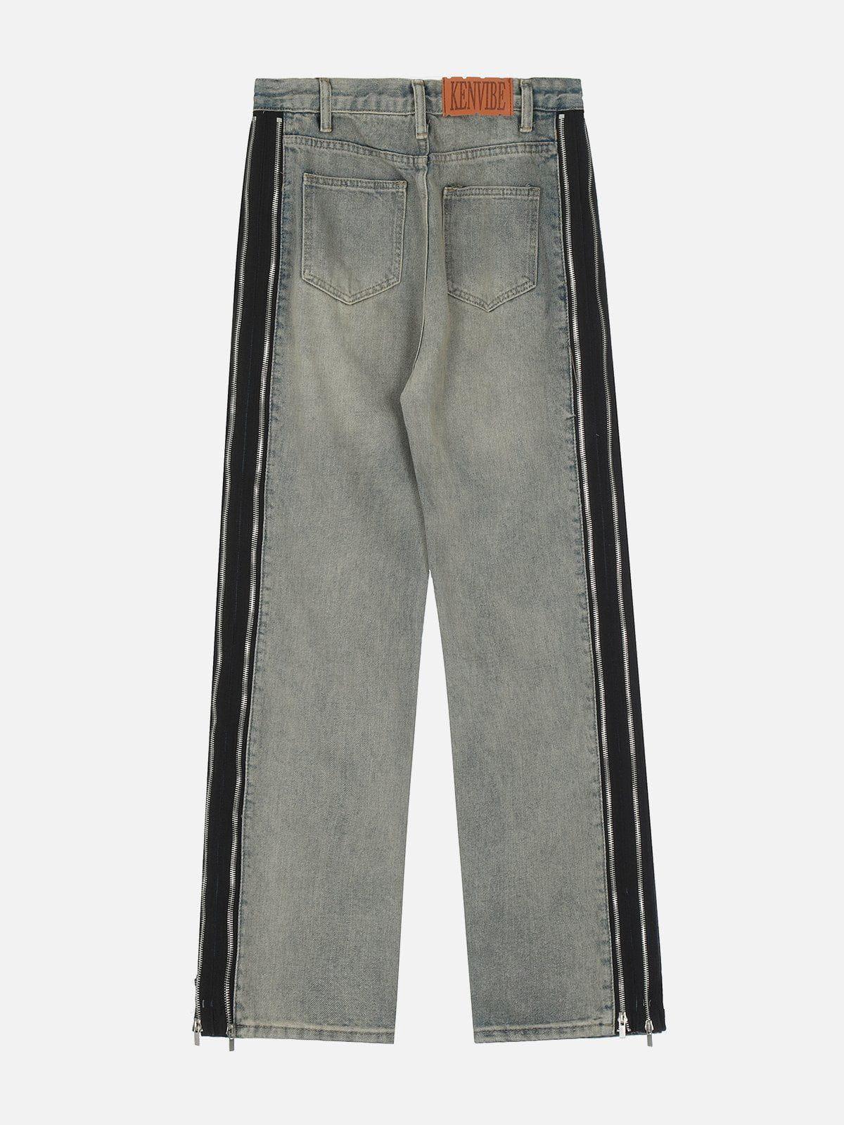 Concert Outfit Side ZIP UP Jeans