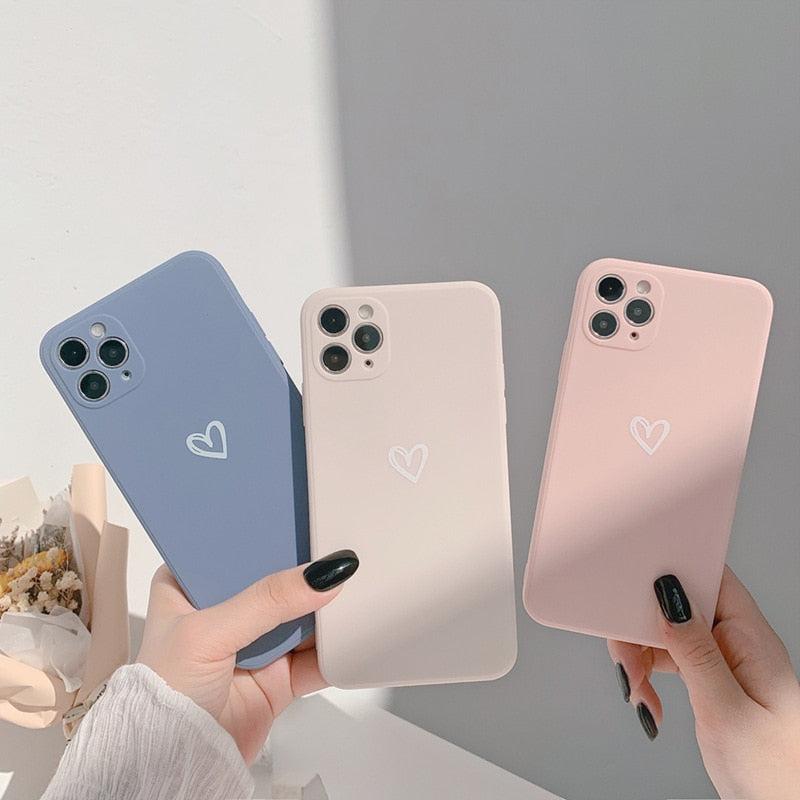 Concert Outfit Soft Heart Mobile Phone Case For iPhone