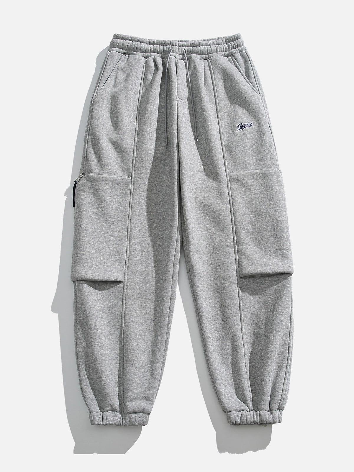Concert Outfit Solid Big Pocket Joggers