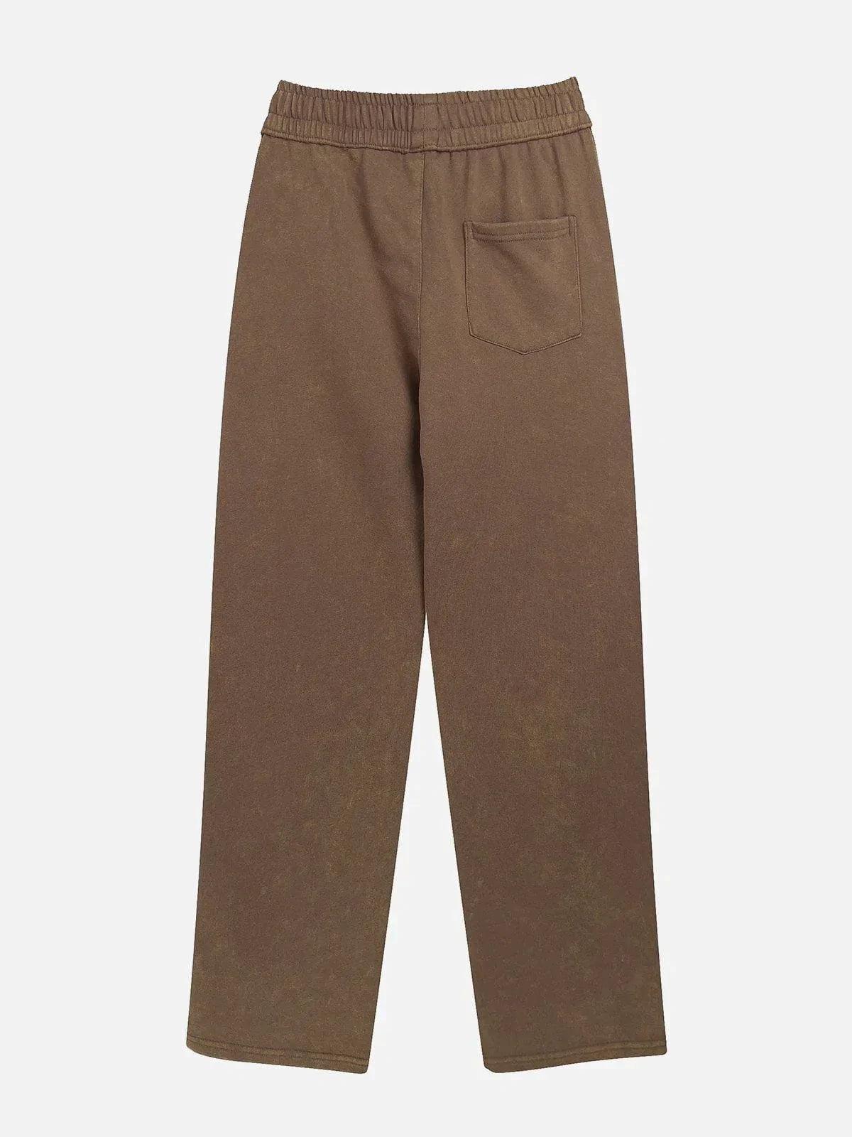 Concert Outfit Solid Color Drawstring Pants