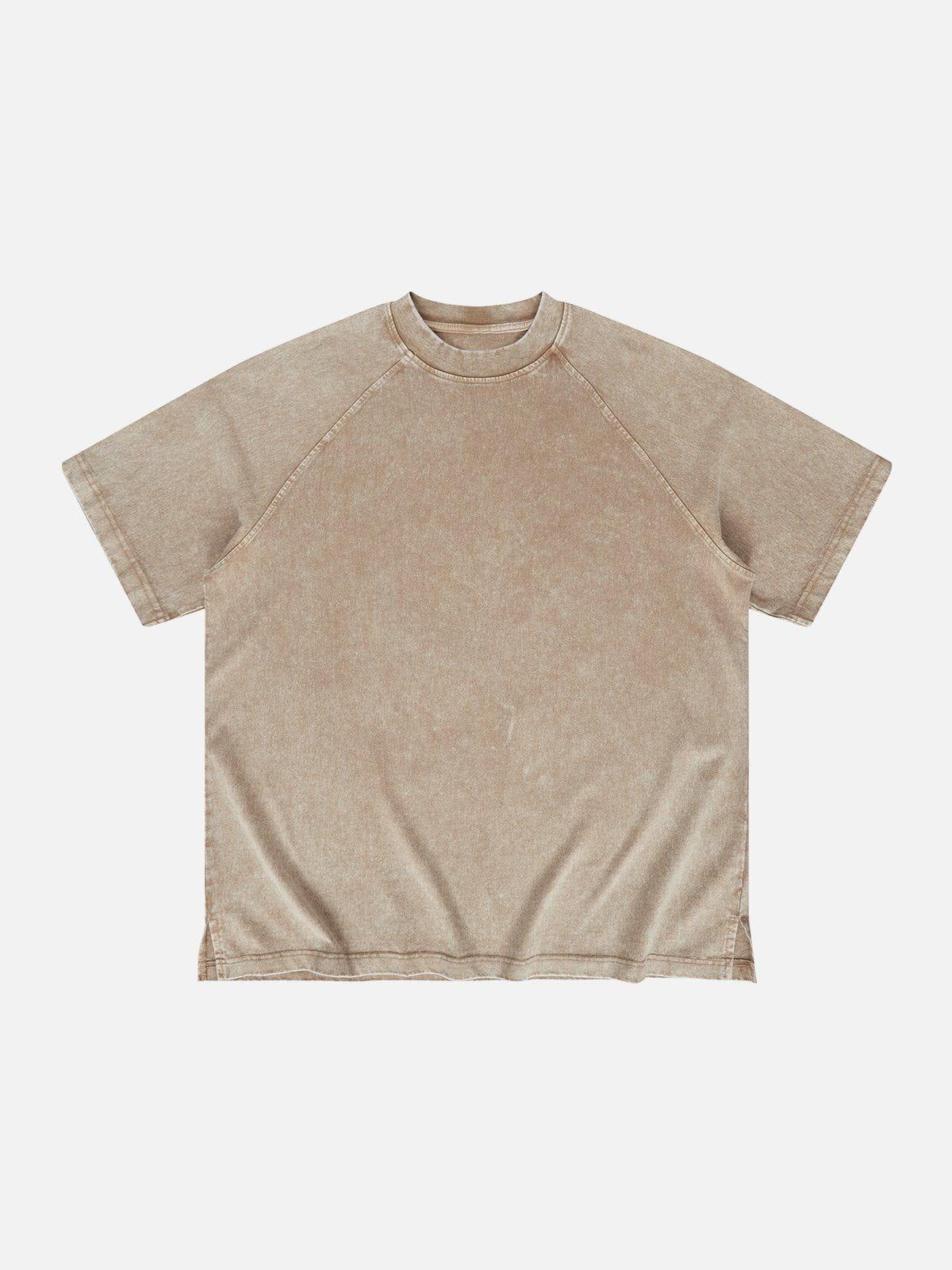 Concert Outfit Solid Washed Essential Cotton Tee