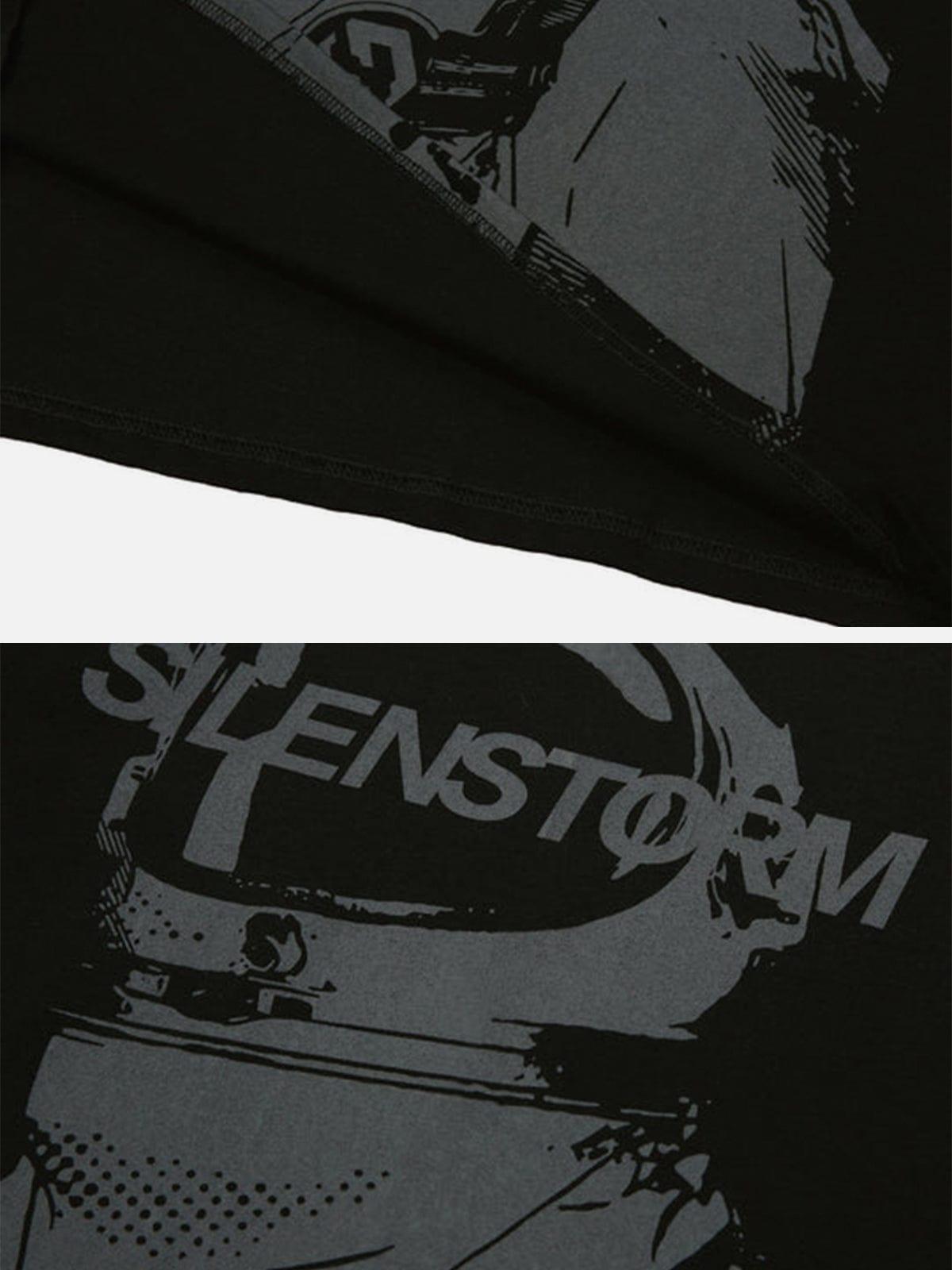Concert Outfit Space Astronaut Graphic Cotton Tee