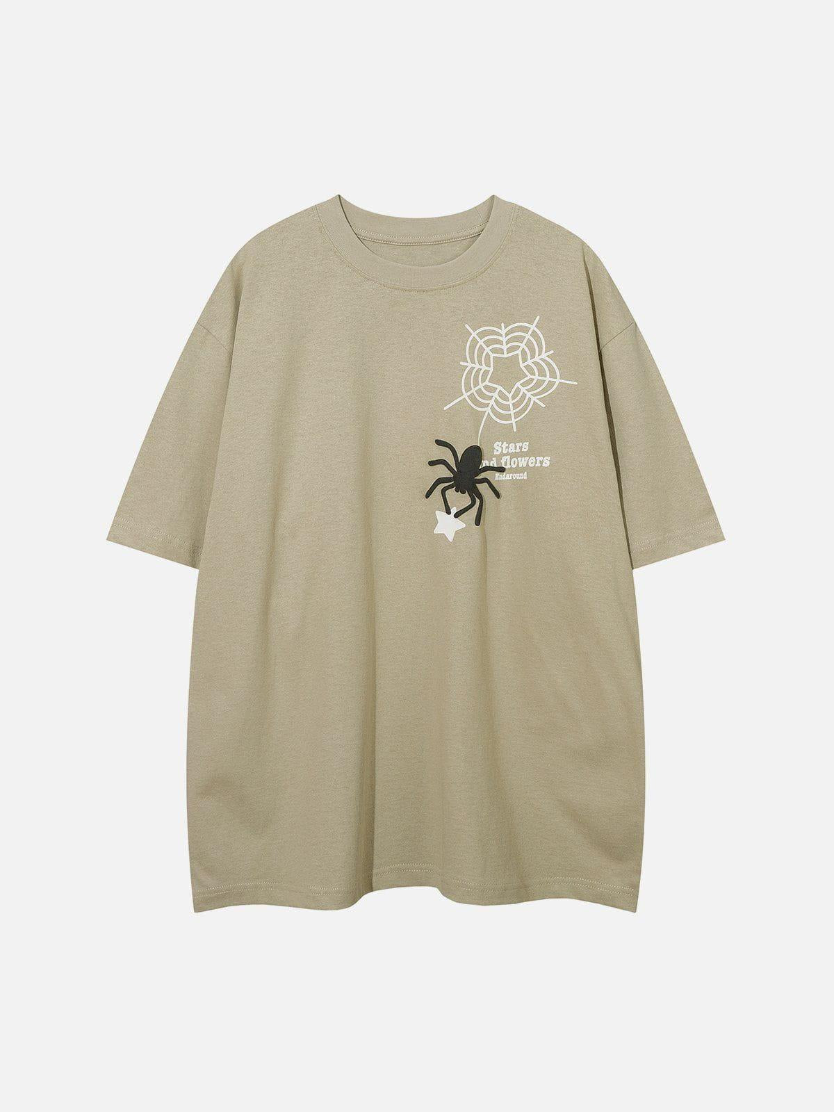 Concert Outfit Spider Foam Print Tee
