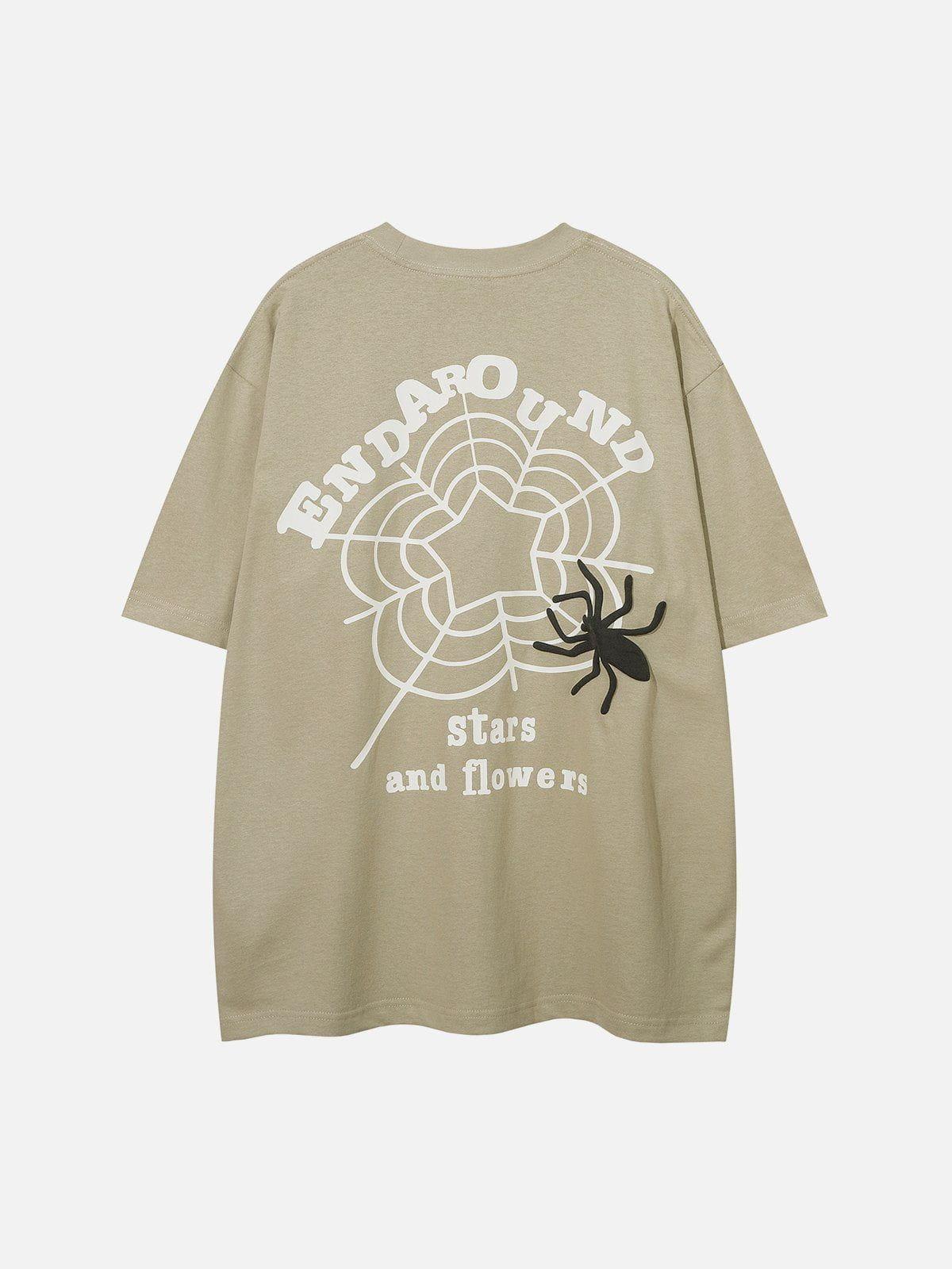 Concert Outfit Spider Foam Print Tee