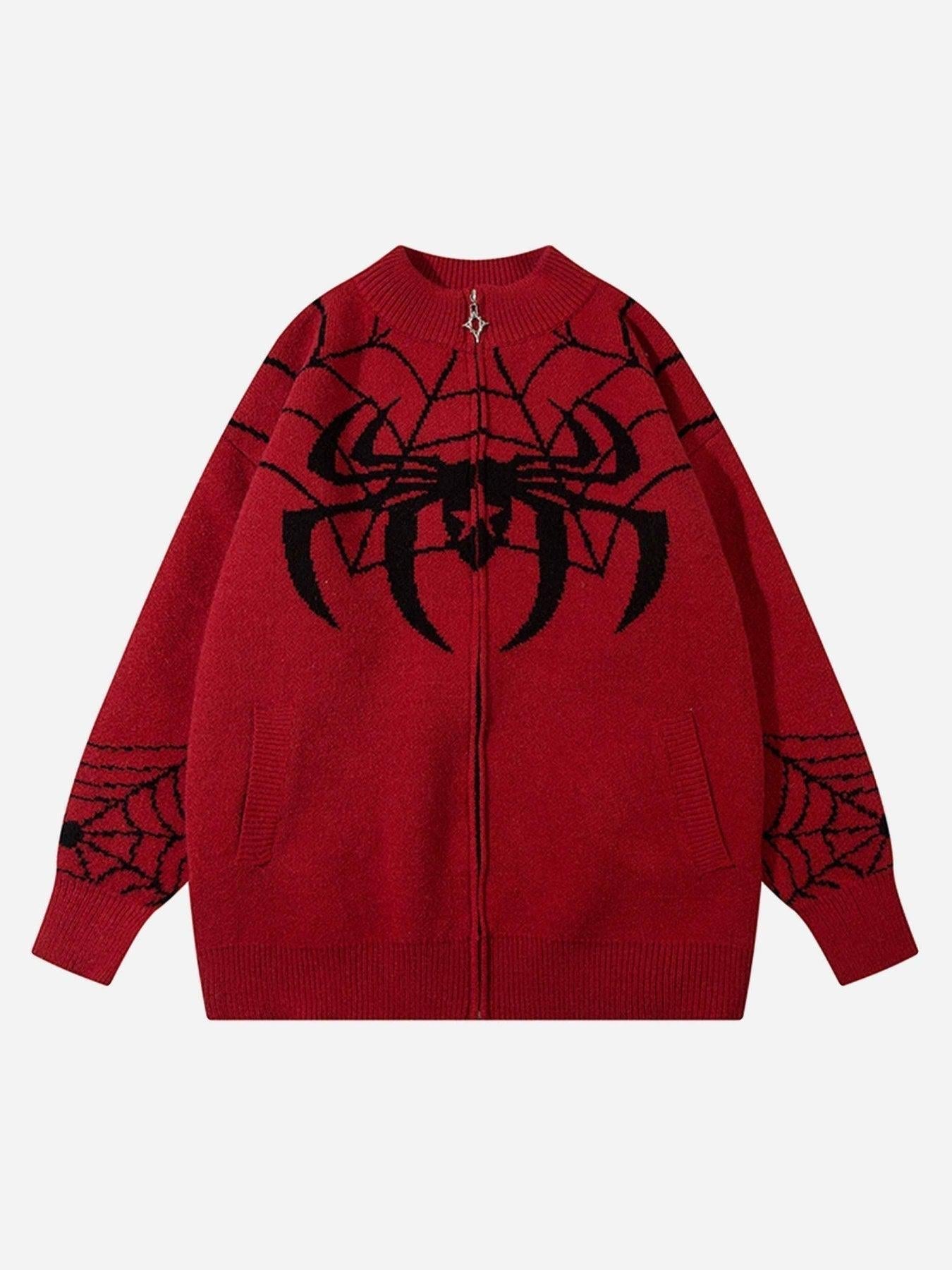Concert Outfit Spider Loose Sweater Coat