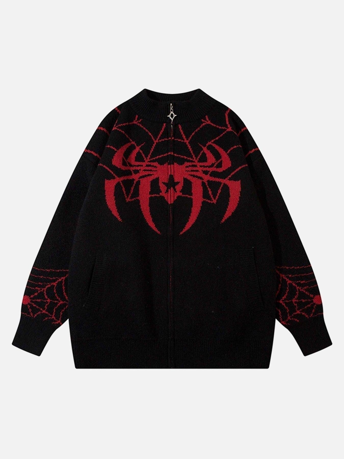 Concert Outfit Spider Loose Sweater Coat