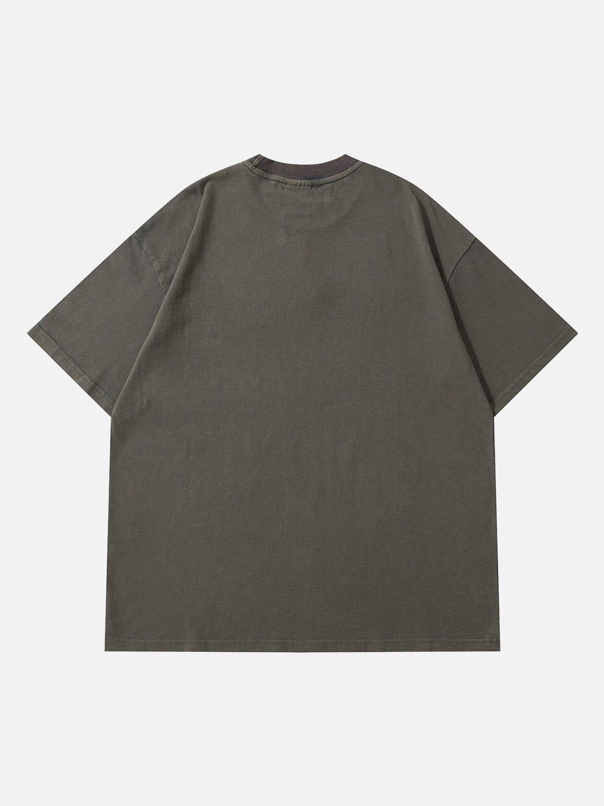 Concert Outfit Spider Print Washed Tee